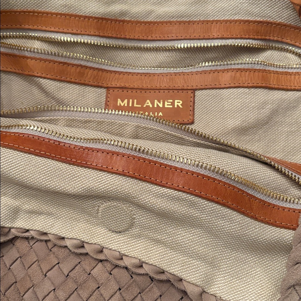 Women's Tan Satchel Bag